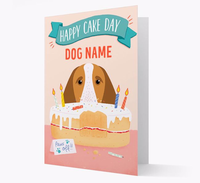 Happy Cake Day: Personalised {breedFullName} Card